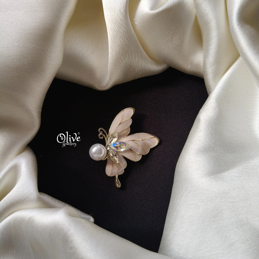 Double Shade Butterfly  Brooch