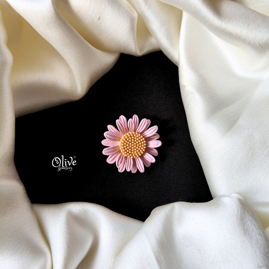 Sunflower Theme Brooch