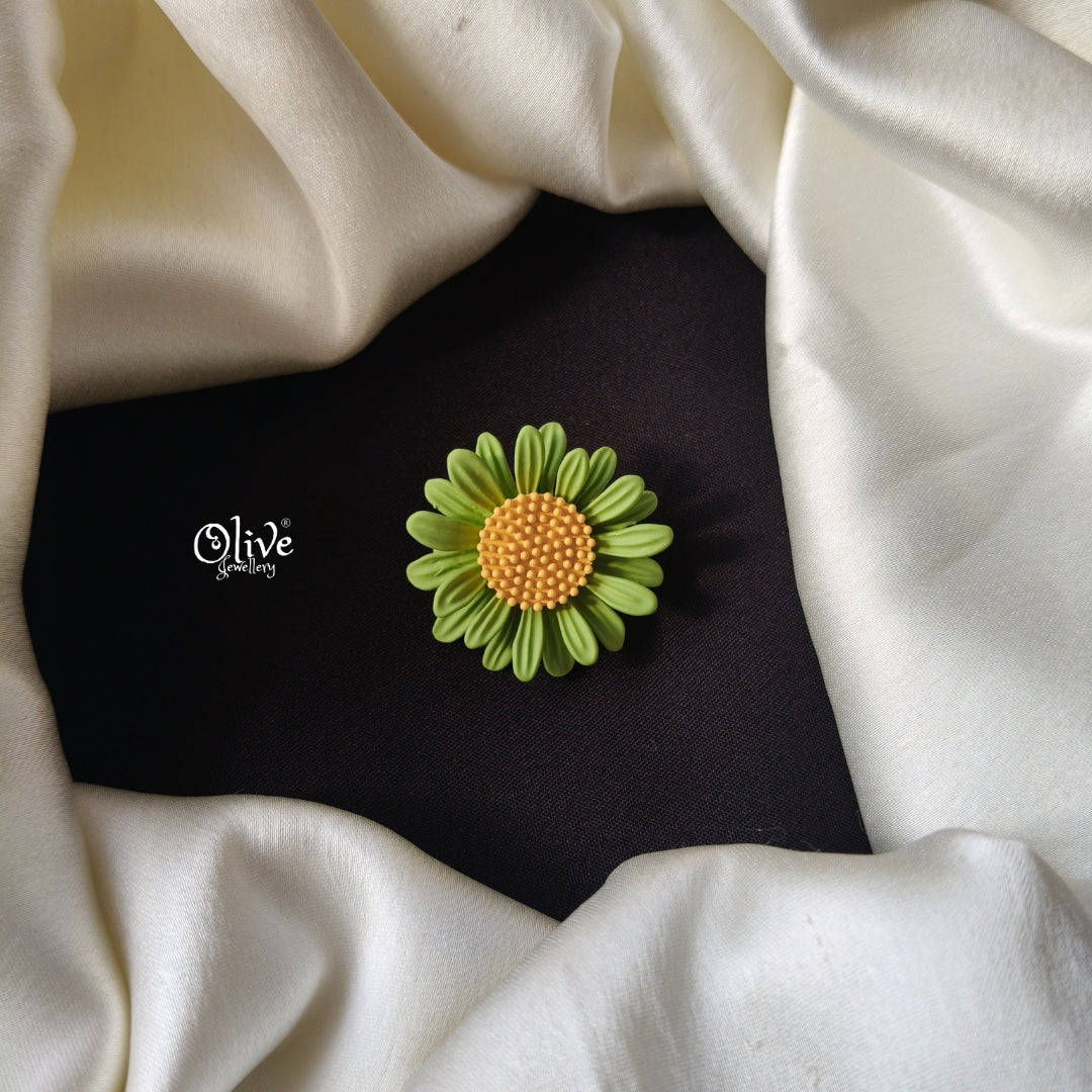 Sunflower Theme Brooch