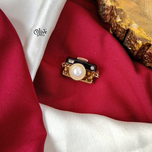 Camera Brooch
