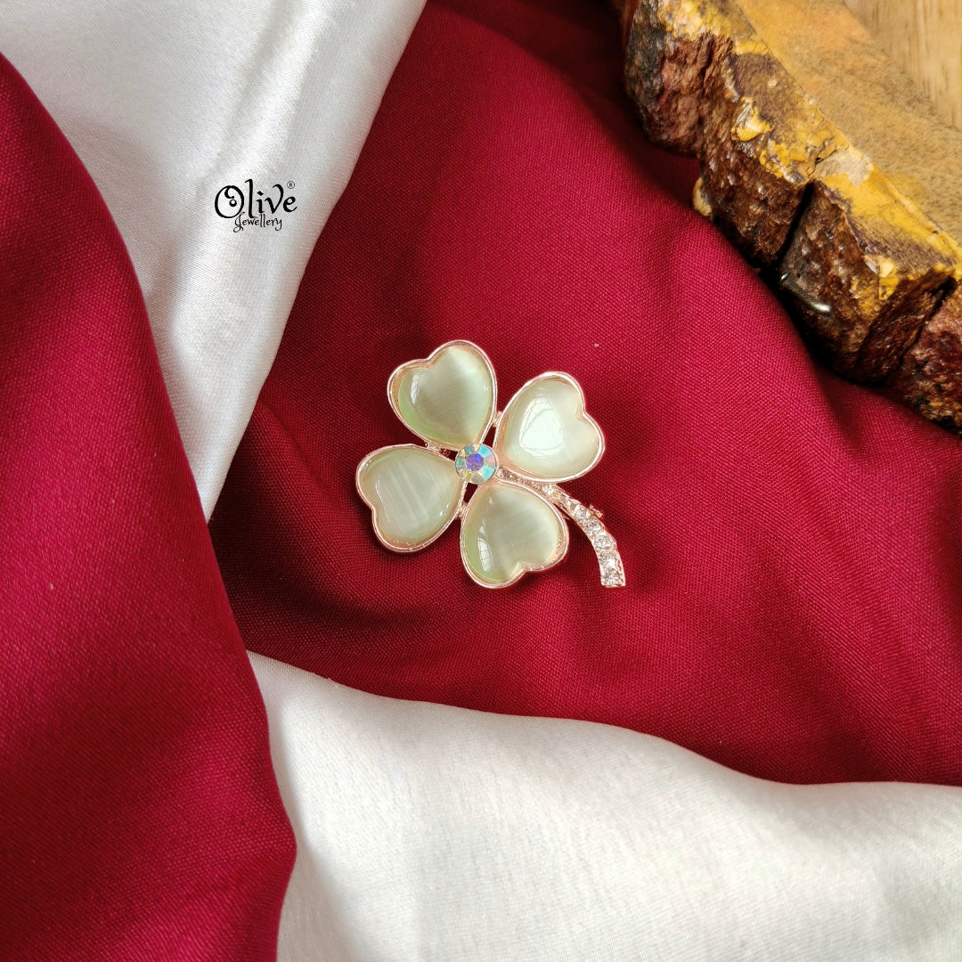 Four Leaf  Brooch