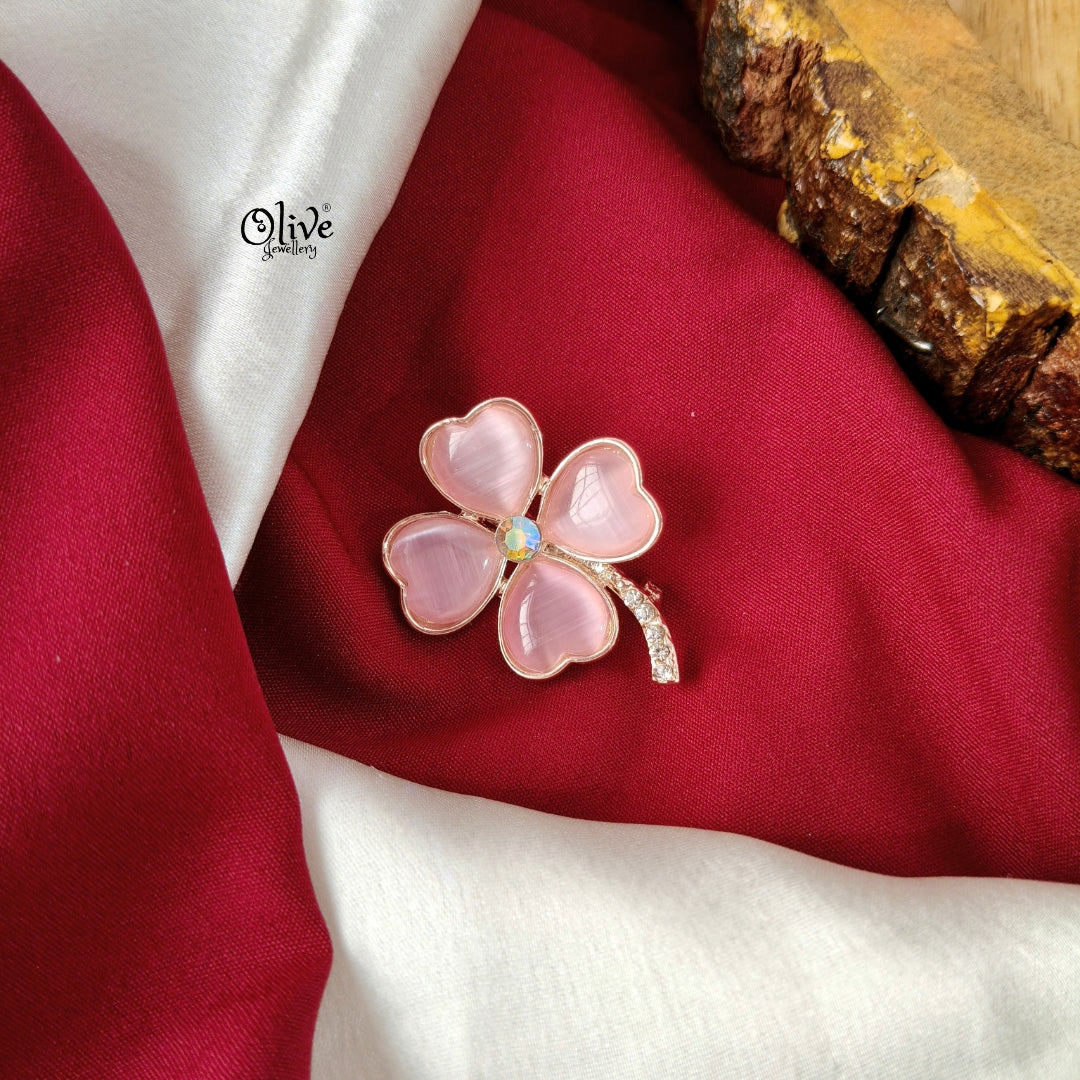 Four Leaf  Brooch
