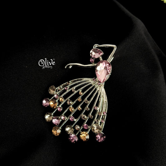 Dancing Fairy Tail Brooch