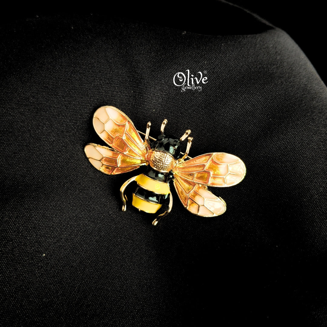 Bee Theme Brooch