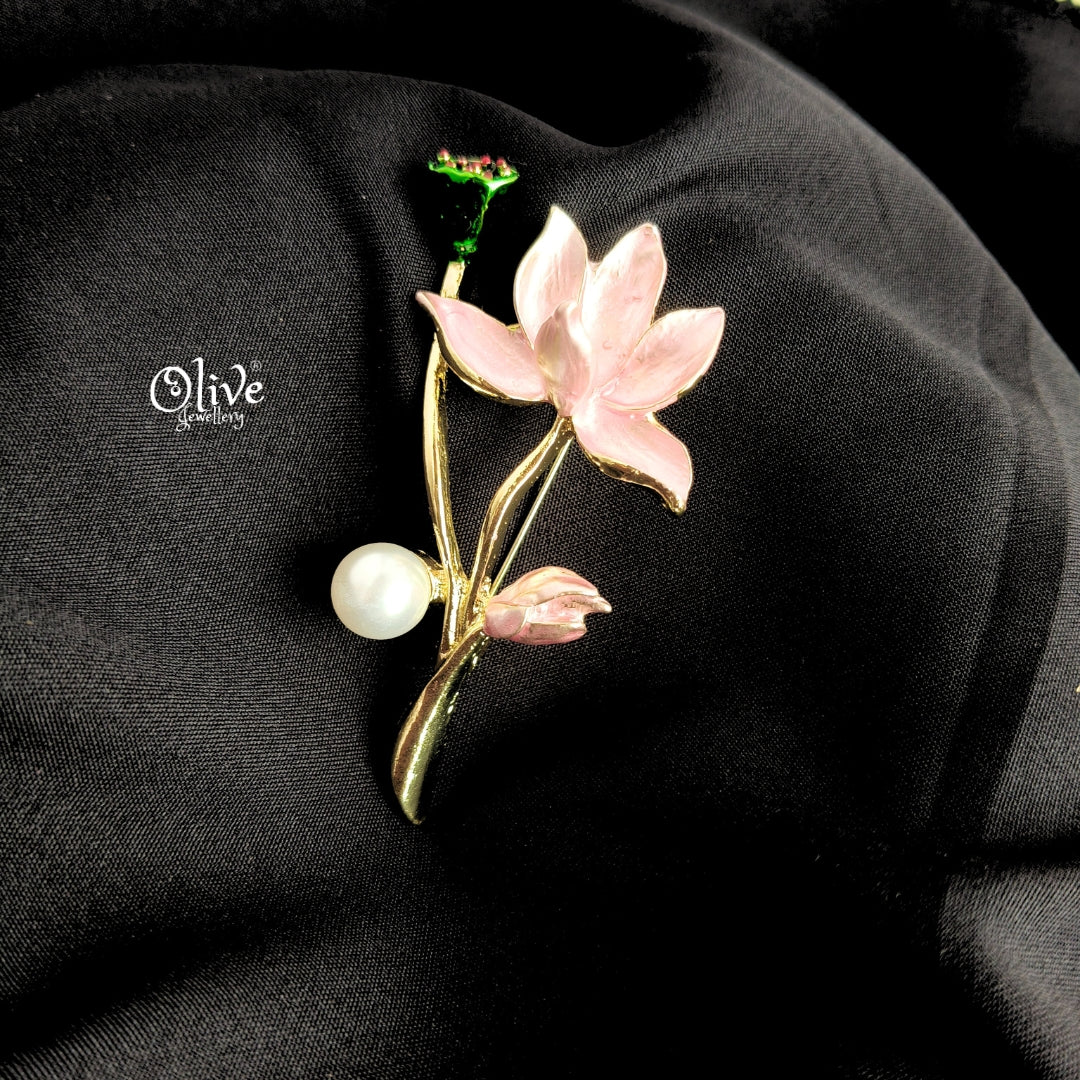 Lotus Flower Brooch