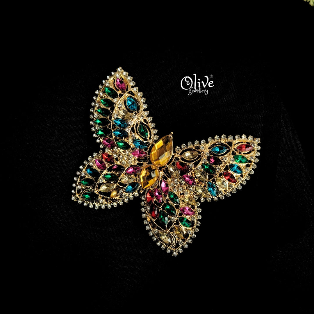 Multicolor butterfly Brooch