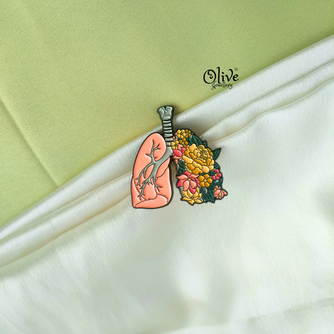 Lungs Brooch -398