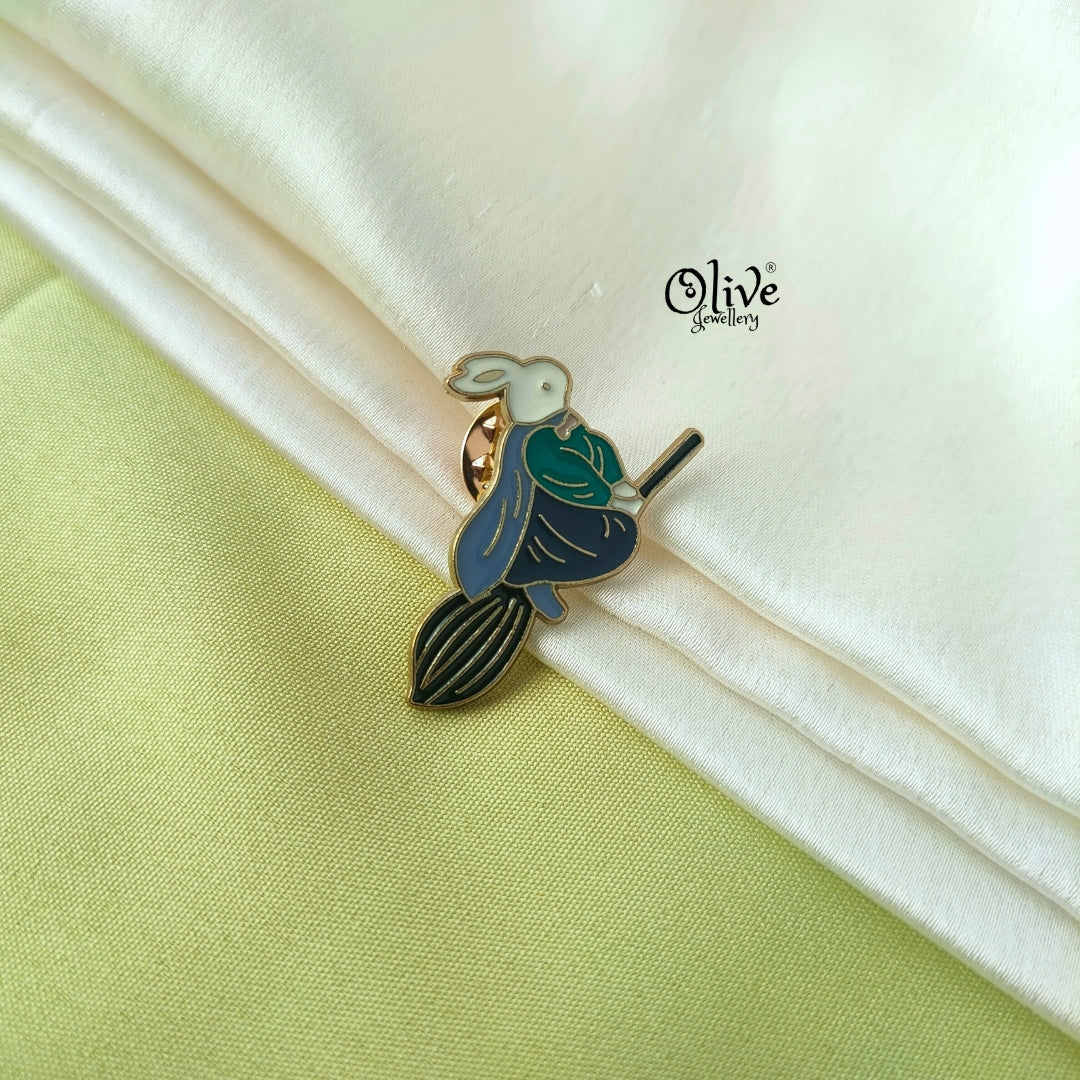 Rabbit Brooch