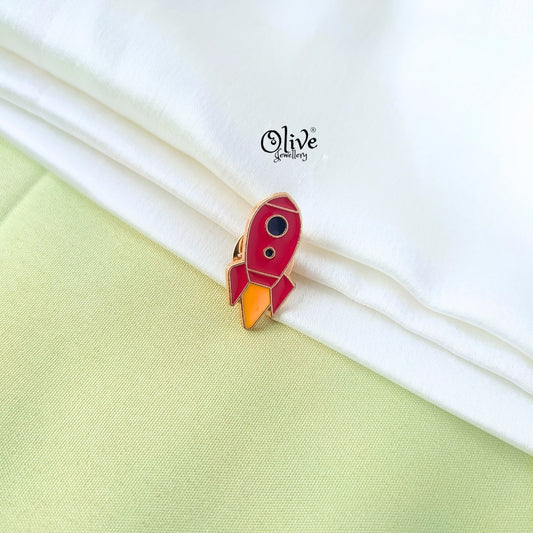 Rocket Brooch