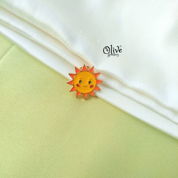 Sun Brooch