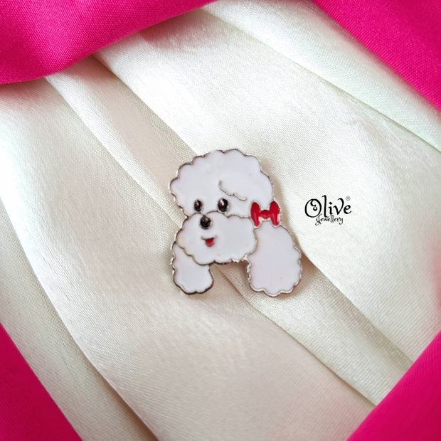 Poodle Dog Brooch
