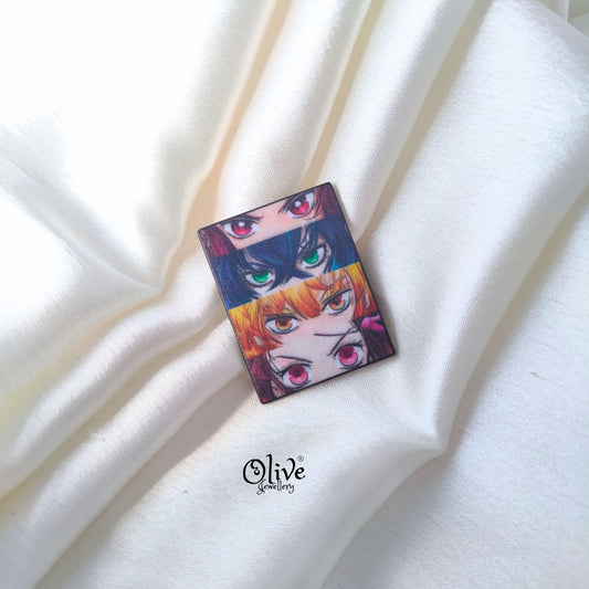 Demon Slayer Brooch