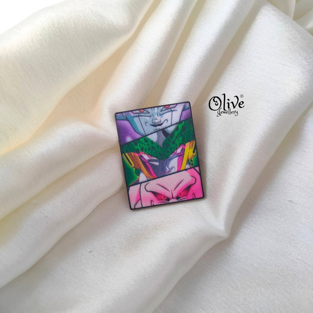 Dragon Ball Z Villains-Brooch