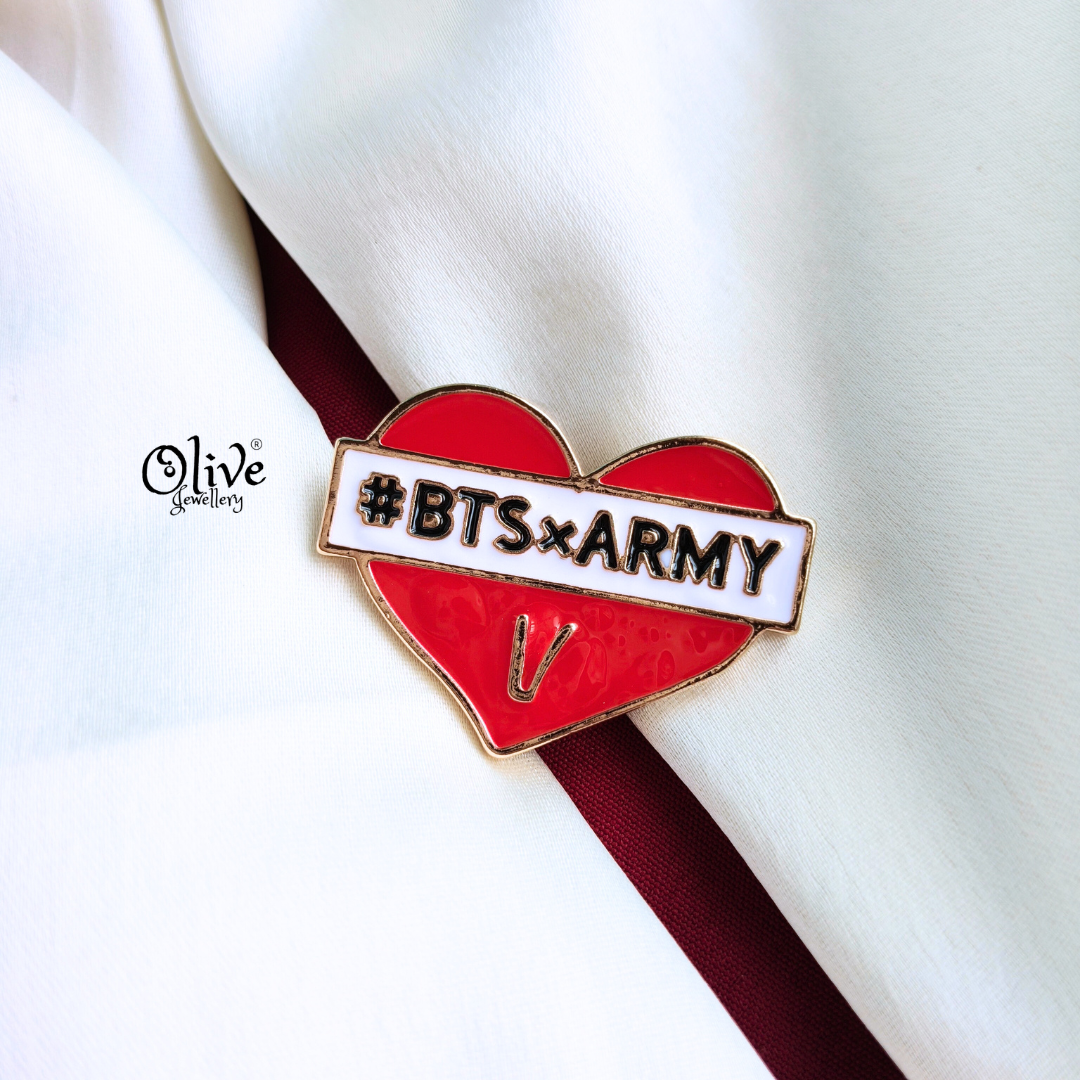 BTS X ARMY-V Brooch