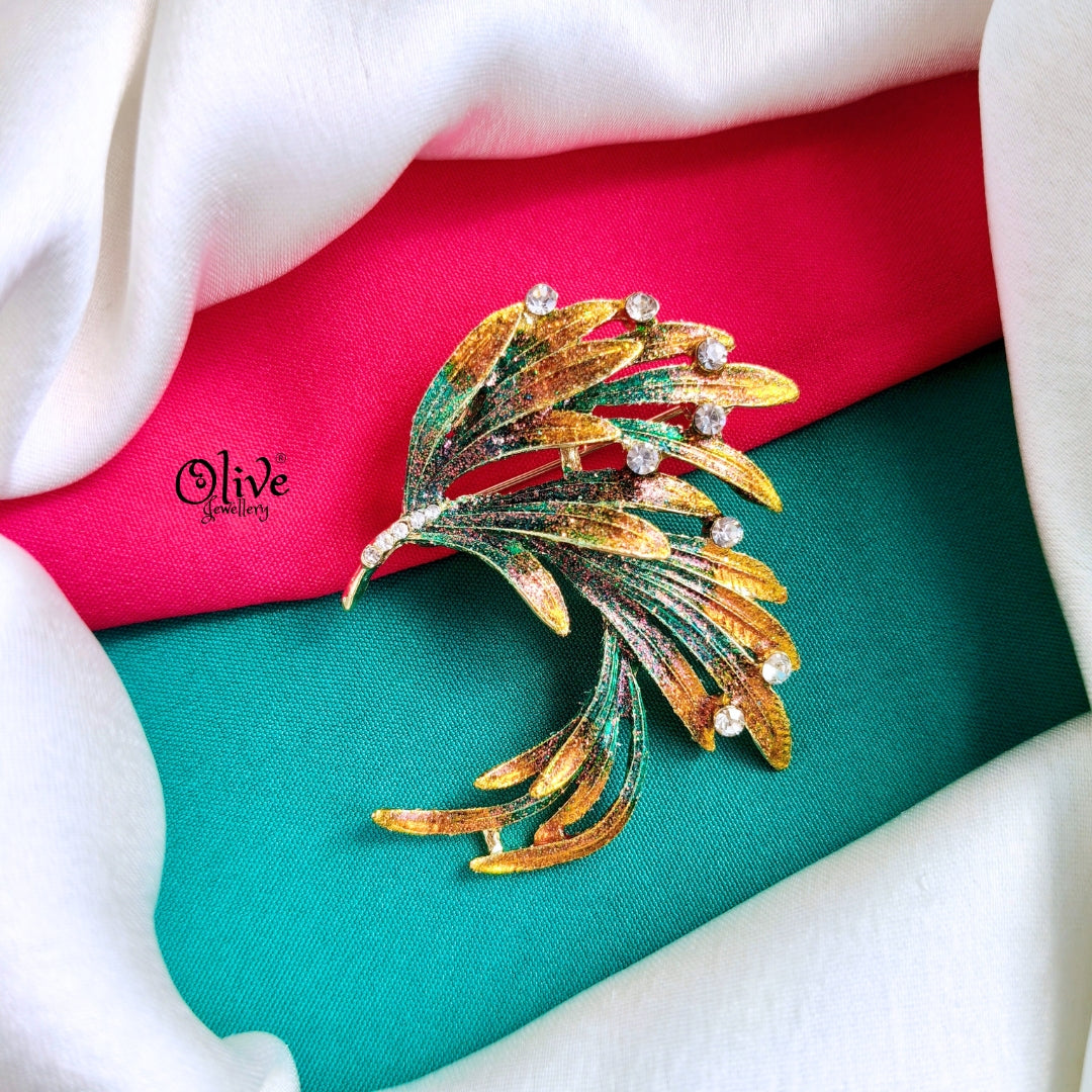 Vintage- Style Phoenix Brooch