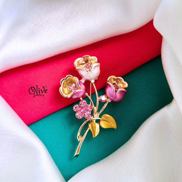 Tulip Flower Brooch