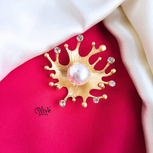 Drop  Pearl Brooch & Pendant