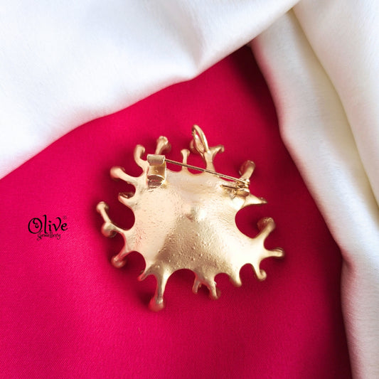 Drop  Pearl Brooch & Pendant