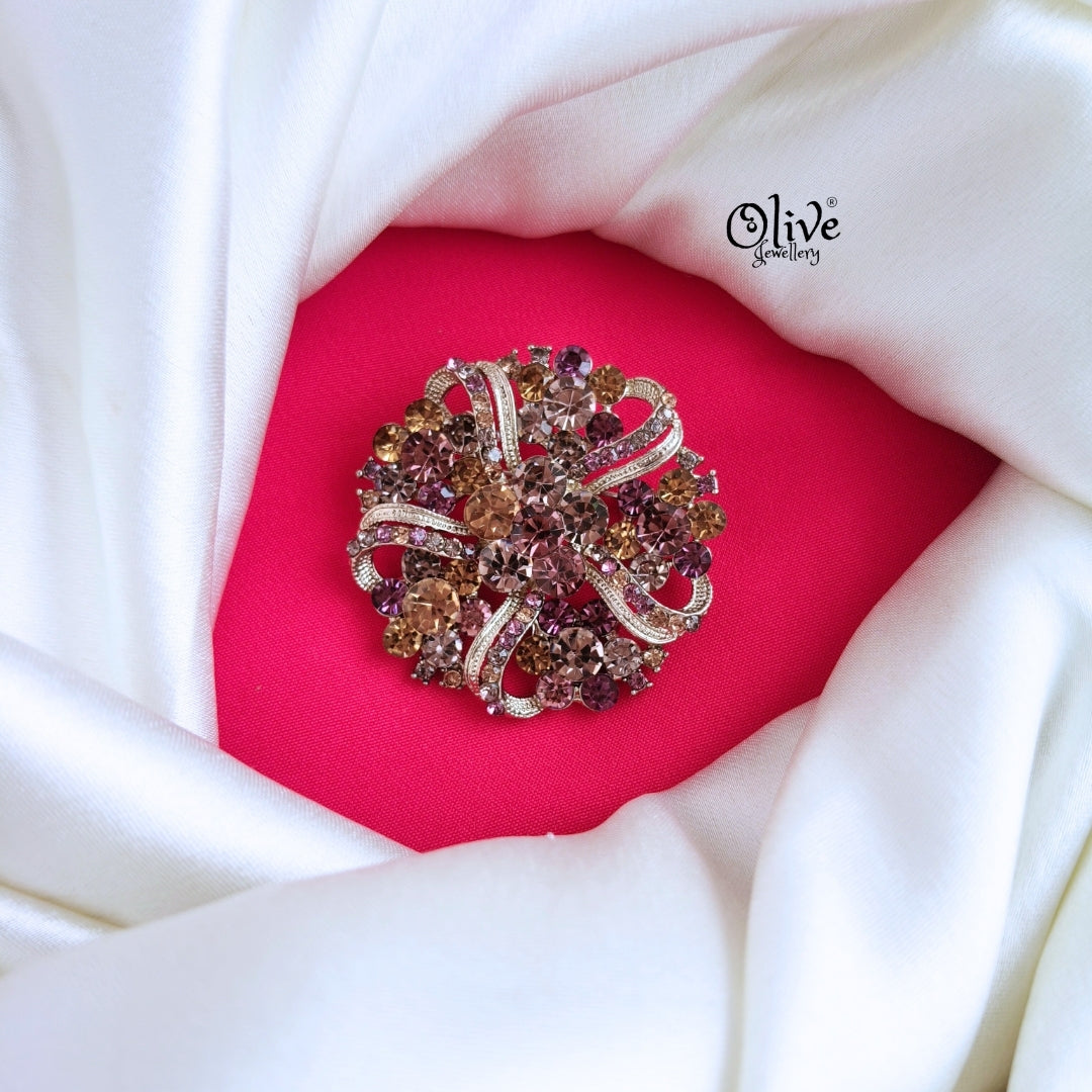 Flower Brooch & Pendant - 611