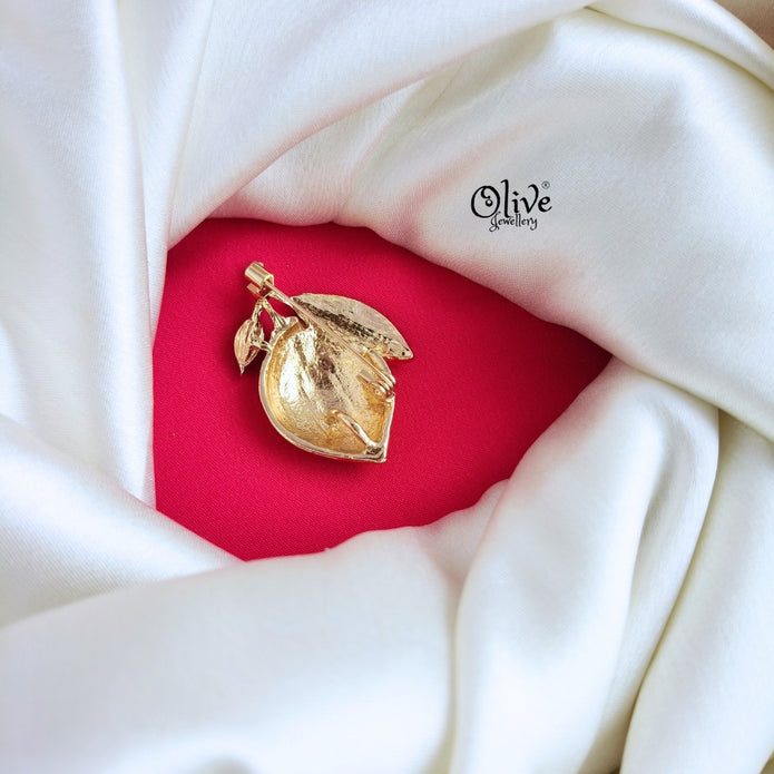 Lemon Shape Brooch & pendant