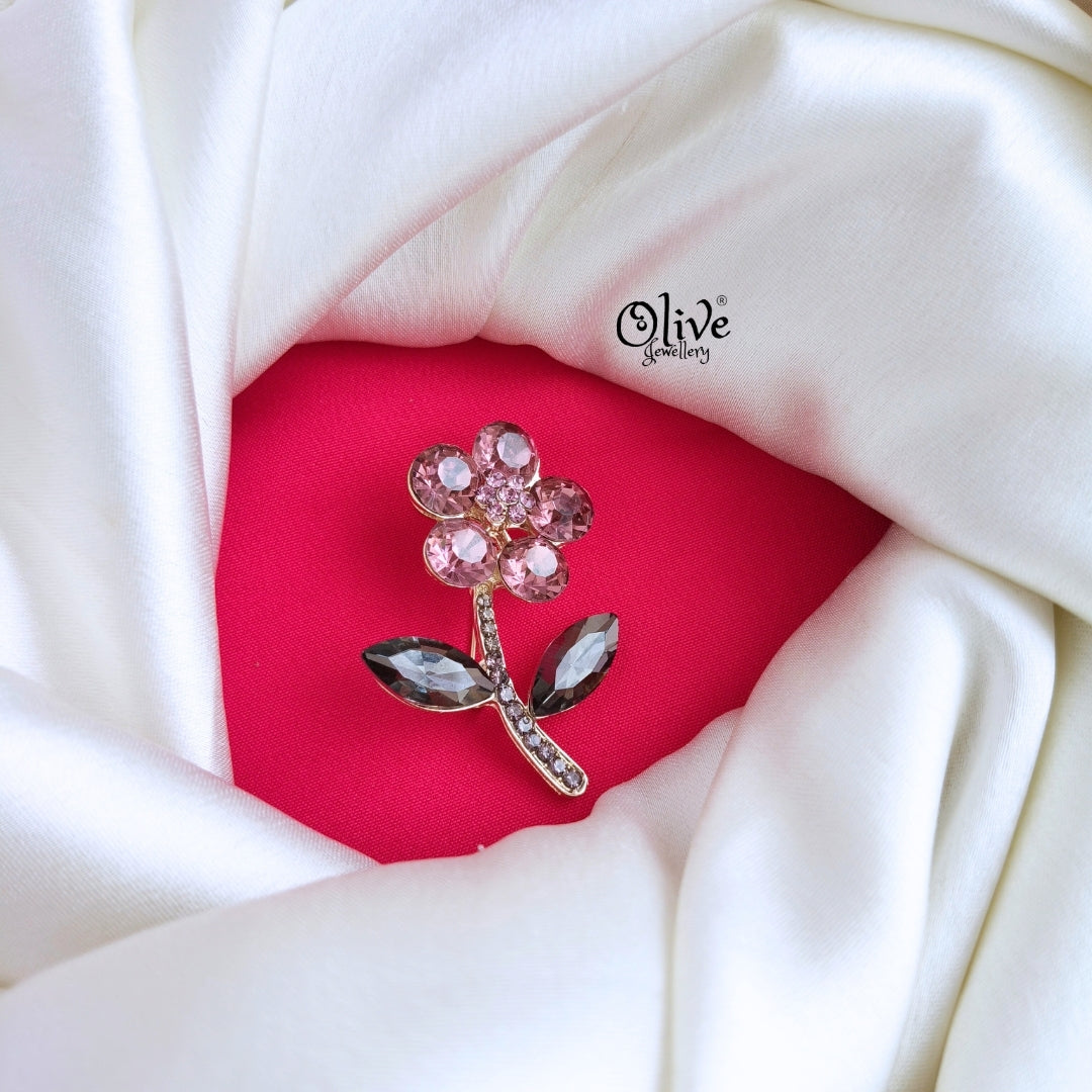 Flower Brooch - 618