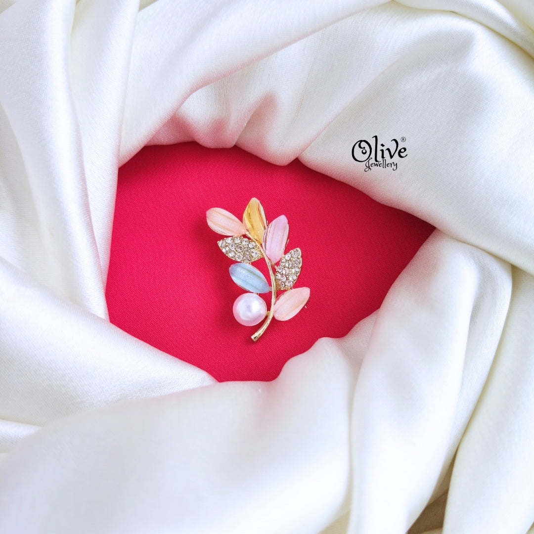 Leaf  Brooch - 626