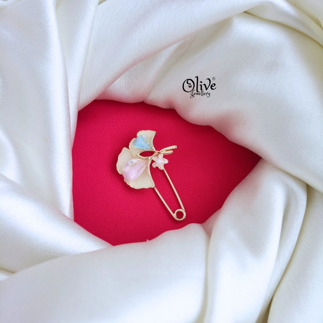 Lotus Shape brooch