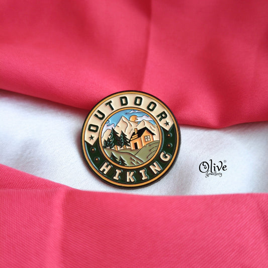 OUTDOOR HIKING Brooch