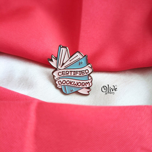 CERTIFIED BOOKWORM Brooch