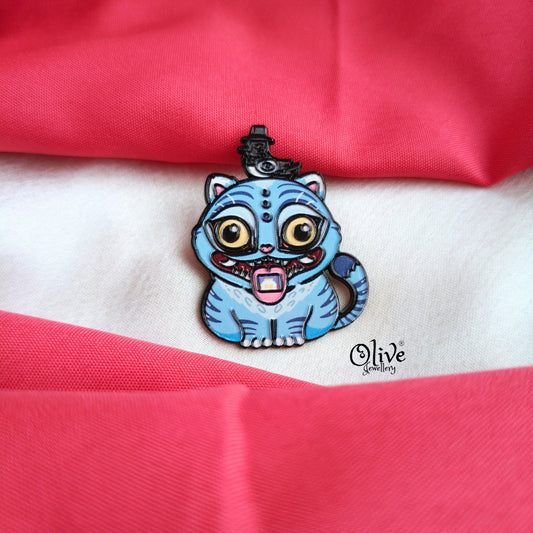 Derpy Tiger - Demon Hunters-Brooch