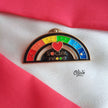 Social Batter Rainbow-Brooch