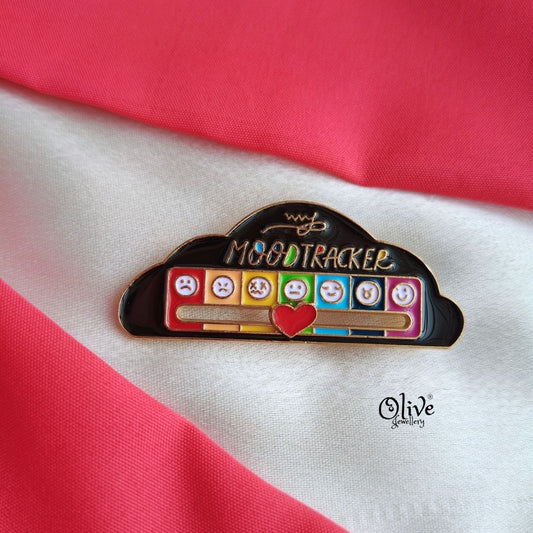 Mood Tracker Rainbow-Brooch