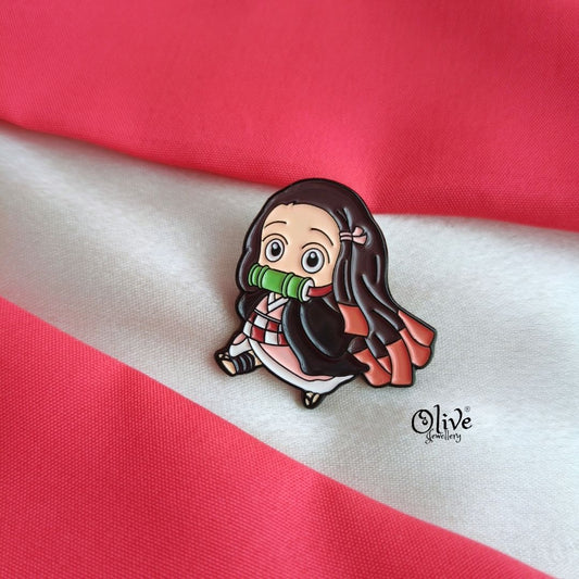 Nezuko - Demon Slayer-Brooch