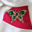 Green Butterfly Brooch-731