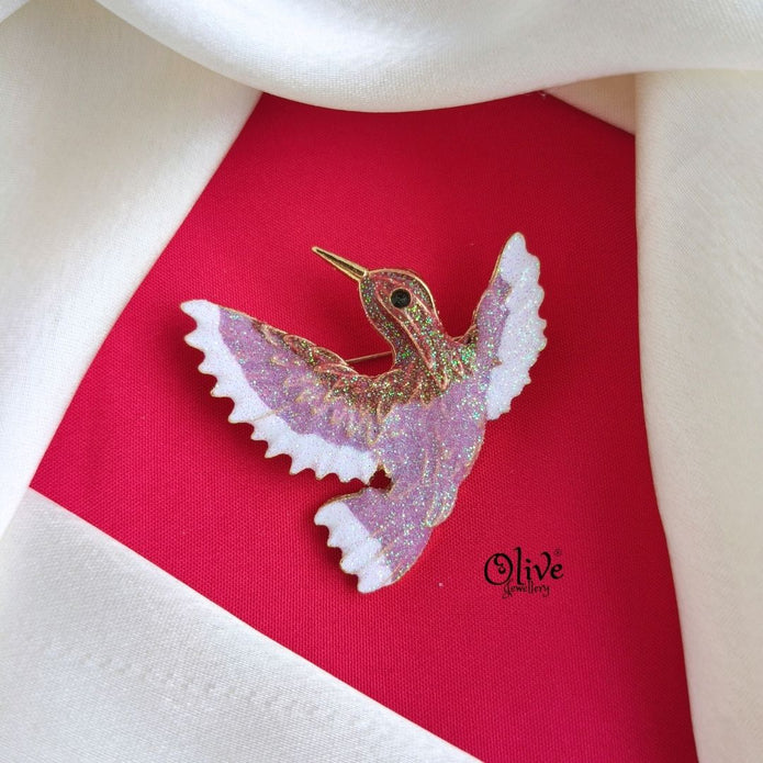 Hummingbird Theme Brooch