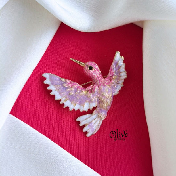 Hummingbird Theme Brooch