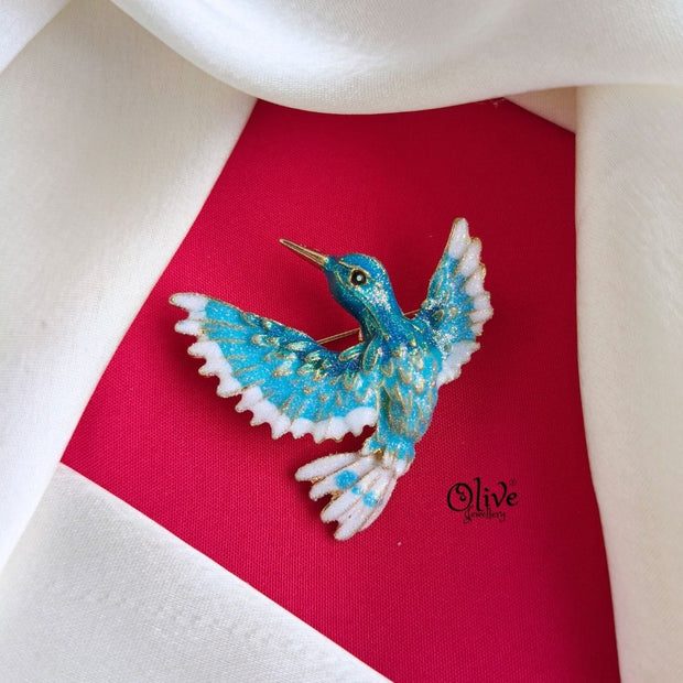 Hummingbird Theme Brooch