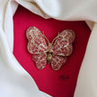Pink  butterfly Brooch