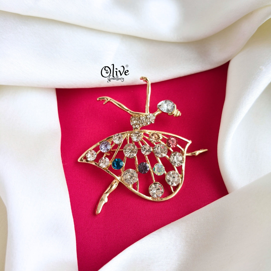 Ballet Dancer Brooch
