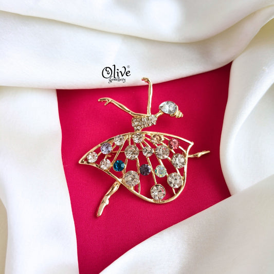 Ballet Dancer Brooch