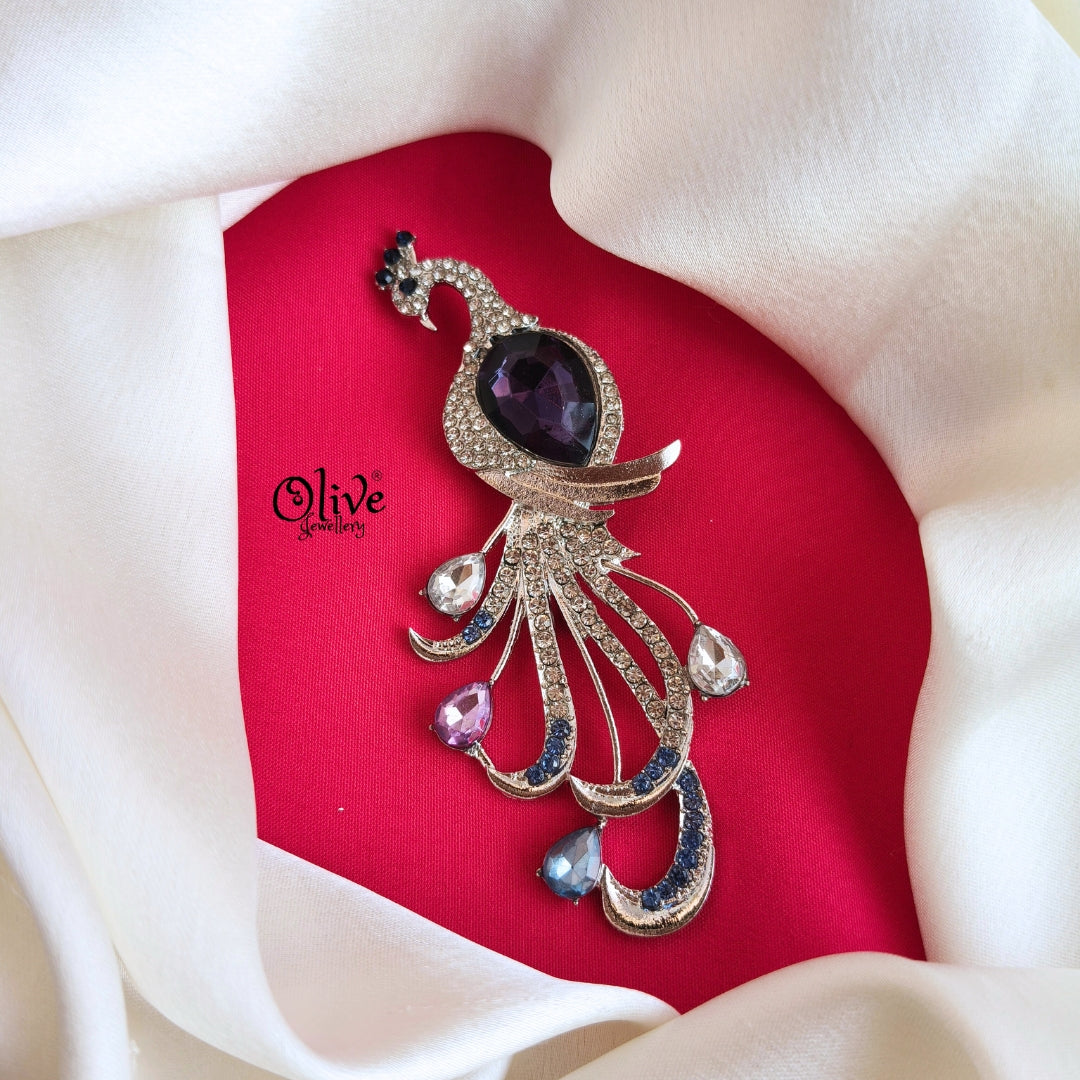 Peacock Brooch-759