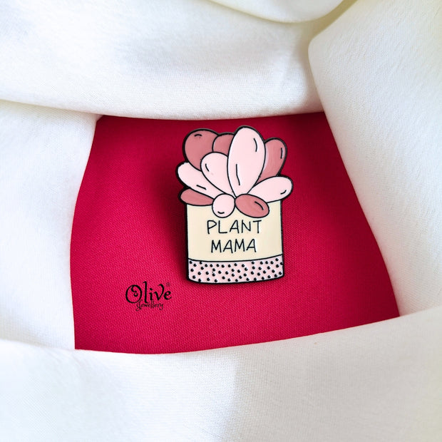 Plant Mama Brooch