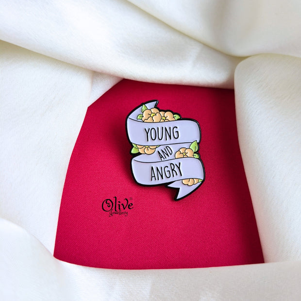 Yong And Angry-Brooch
