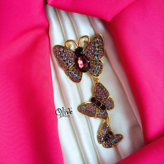 Three step Butterfly-Brooch