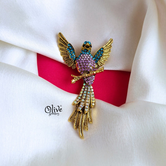 Parrot Brooch-790