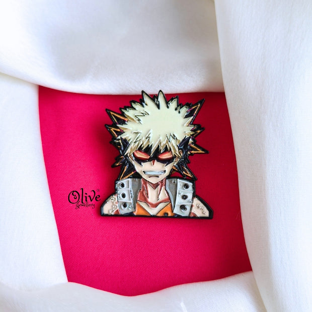 Katsuki Bakugo Brooch