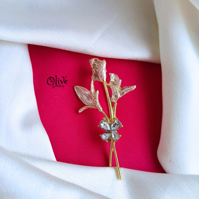 Lily Flower Brooch-798