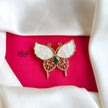 White Butterfly Brooch