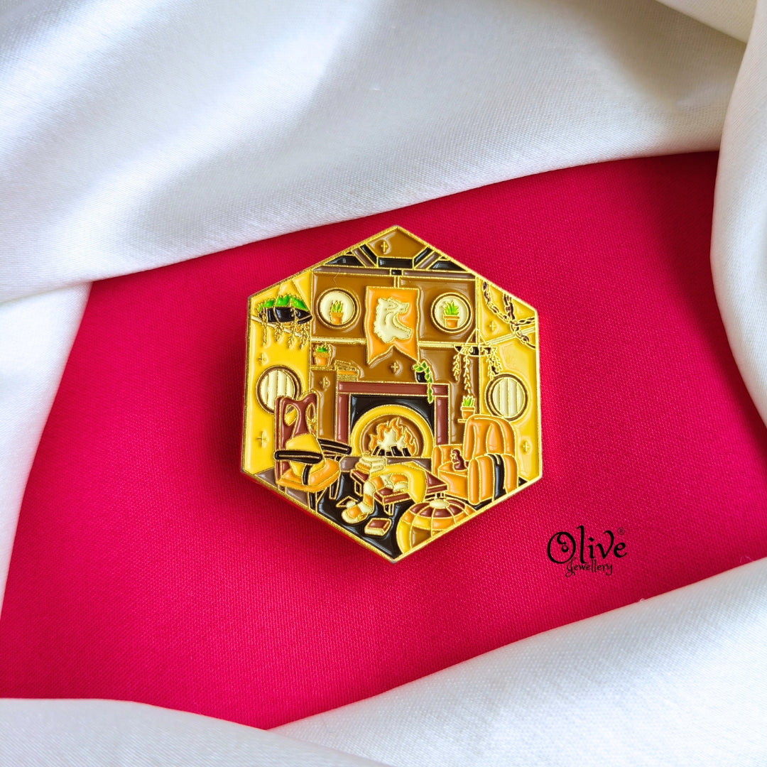 Hufflepuff Common Room Brooch