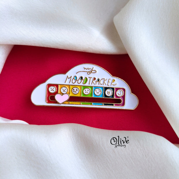 Mood Tracker Rainbow-Brooch
